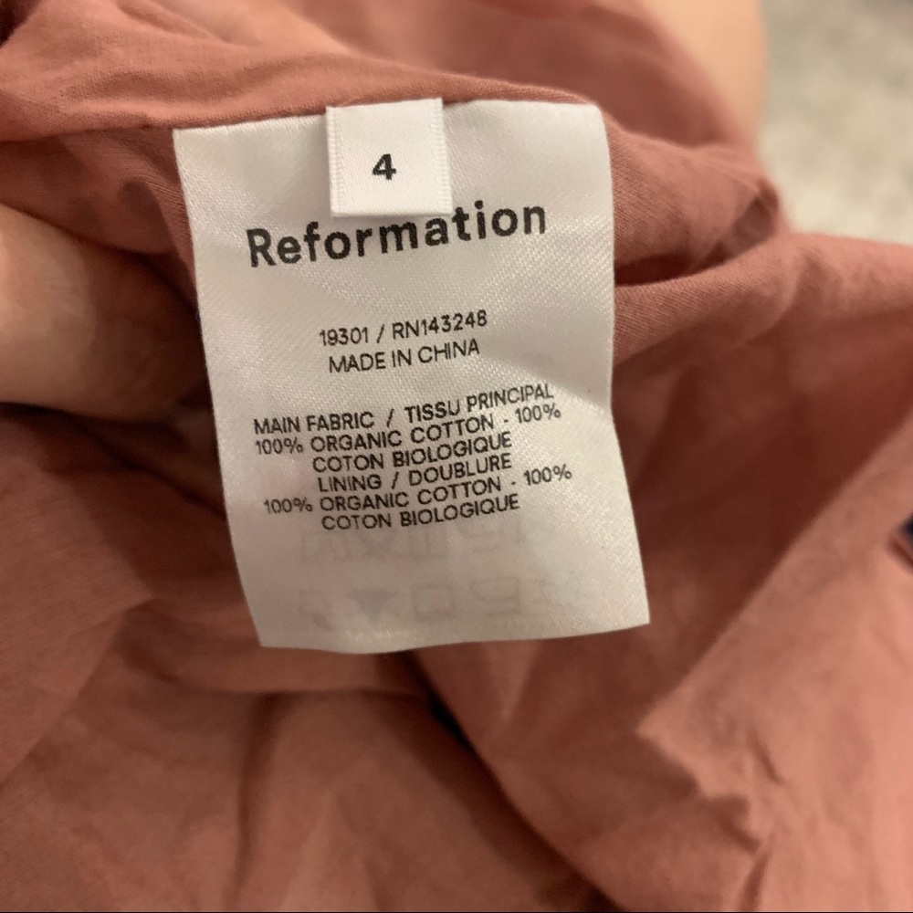 🤩 Reformation Dunes Dress sz4 - Picture 10 of 12